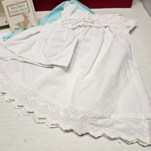 American Girl Bitty Baby Doll Special Occasion Set White Lace Pleasant Company - Picture 7 of 16
